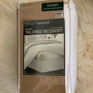 Queen Bedskirt White
